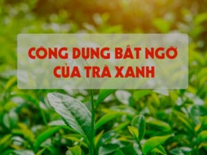 Công dụng bất ngờ của trà xanh