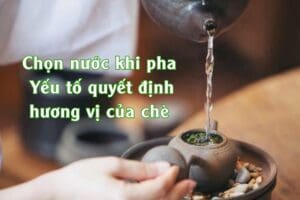 Chọn nước khi pha - Yếu tố quyết định hương vị chè